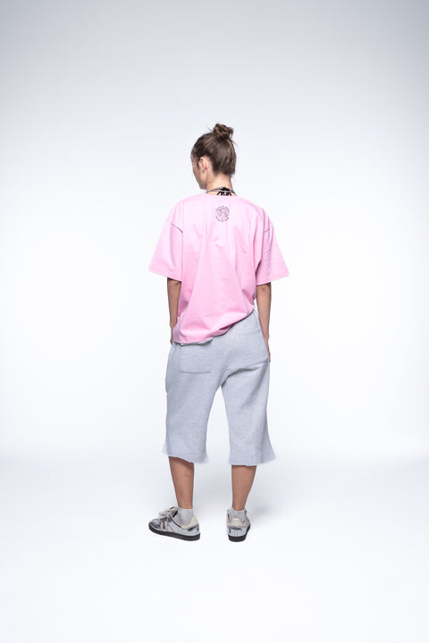 Gun-smith Pink Cropped-Boxy T-shirt