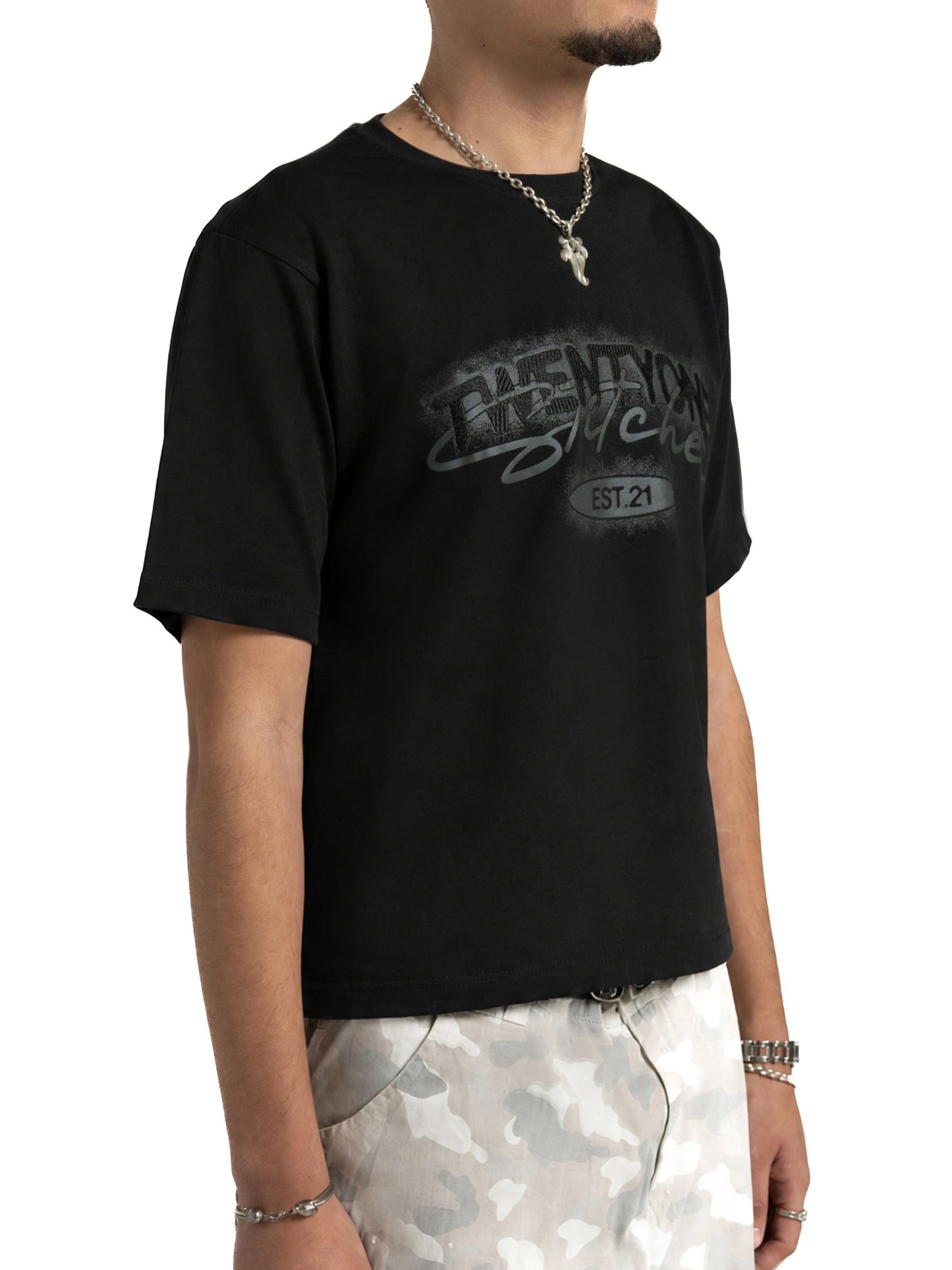 21 Originals Boxy Tshirt Black